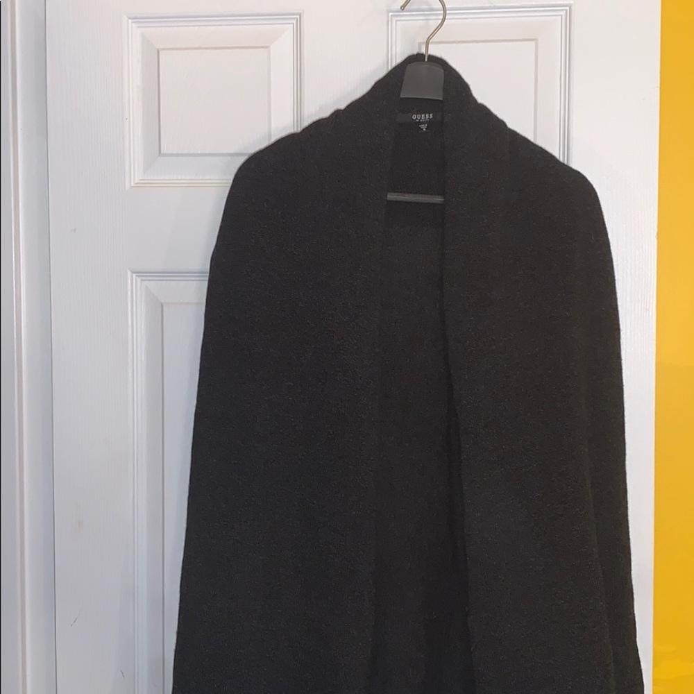 Never Worn: Black GUESS Cardigan w/ pockets